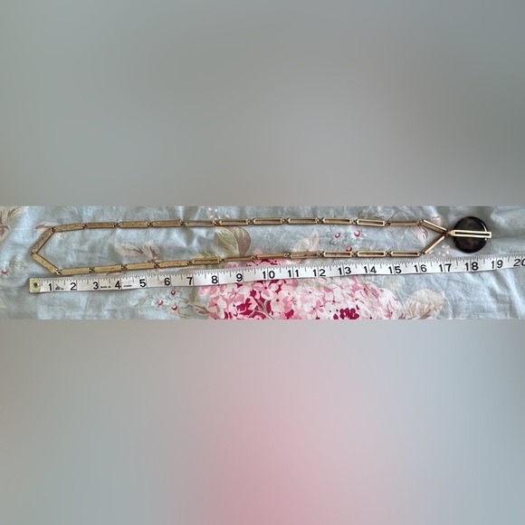 Stella & Dot Jaya Tortoise Pendant Necklace EUC - Picture 5 of 10